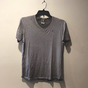 G Star RAW Grey Men’s Shirt size S embroidery